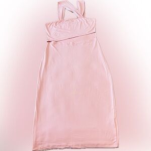 SHEIN One Shoulder Pink Dress